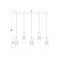 Z-Lite Alton Linear Chandelier, 5-Light, 4.75 In.W x 42 In.L x 14.25 In.H, Brushed Nickel/Clear+Frosted 824P-5L-BN - alternate 7